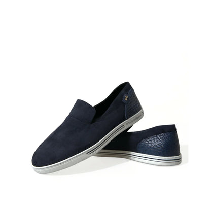 Dolce Gabbana Style Explosion Suede Leather Loafers &