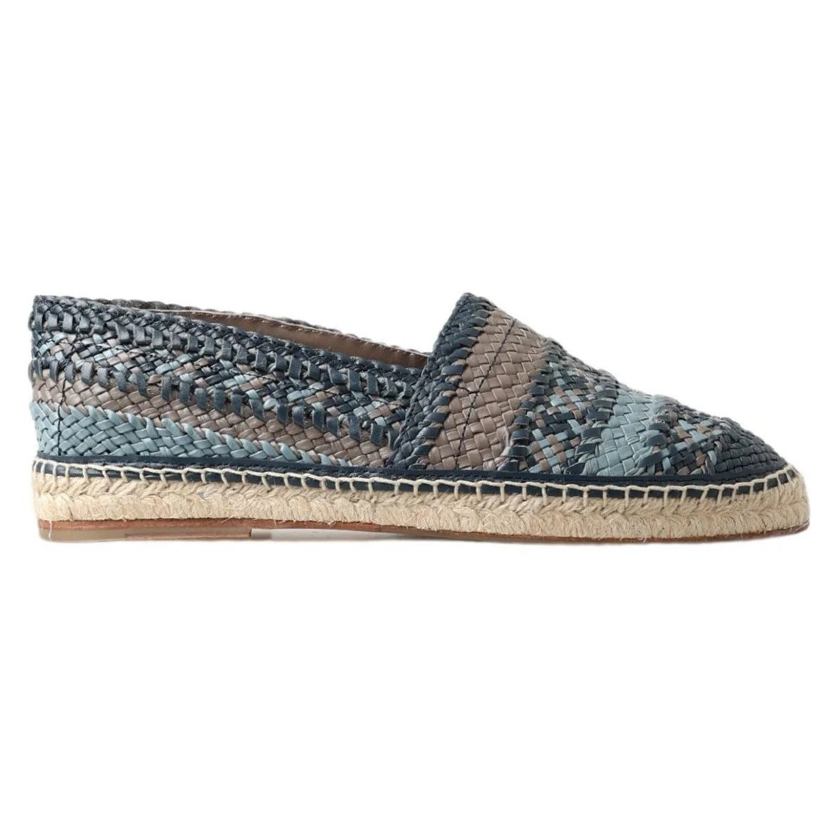 Dolce & Gabbana Sumptuous Woven Leather Espadrilles