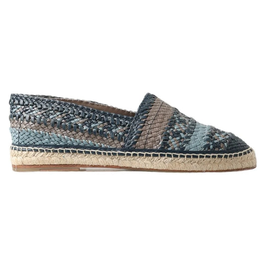 Dolce & Gabbana Sumptuous Woven Leather Espadrilles