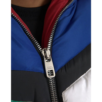 Dolce Gabbana Techno Dream Dress with Vibrant Multicolor Pattern &