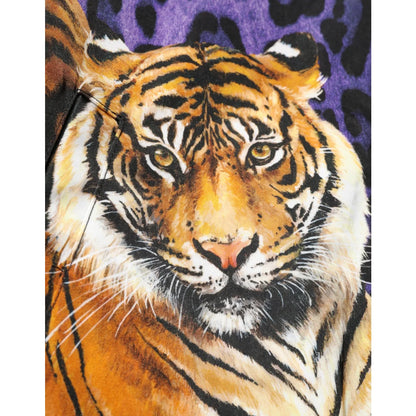 Dolce Gabbana Tiger Print Bomber Jacket Roar in Style &