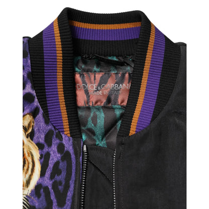 Dolce Gabbana Tiger Print Bomber Jacket Roar in Style &