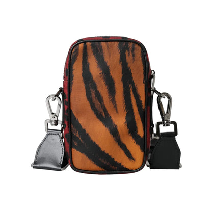 Dolce Gabbana Tiger Print Nylon Cross Body Bag Unleashed &