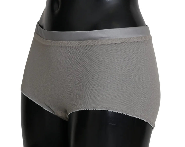 Dolce &amp; Gabbana Underwear Silver With Net Silk Bottoms
