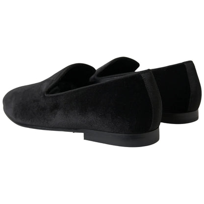 Dolce Gabbana Velvet Loafers Italian Dress Style Splendor &