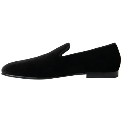 Dolce Gabbana Velvet Loafers Italian Dress Style Splendor &