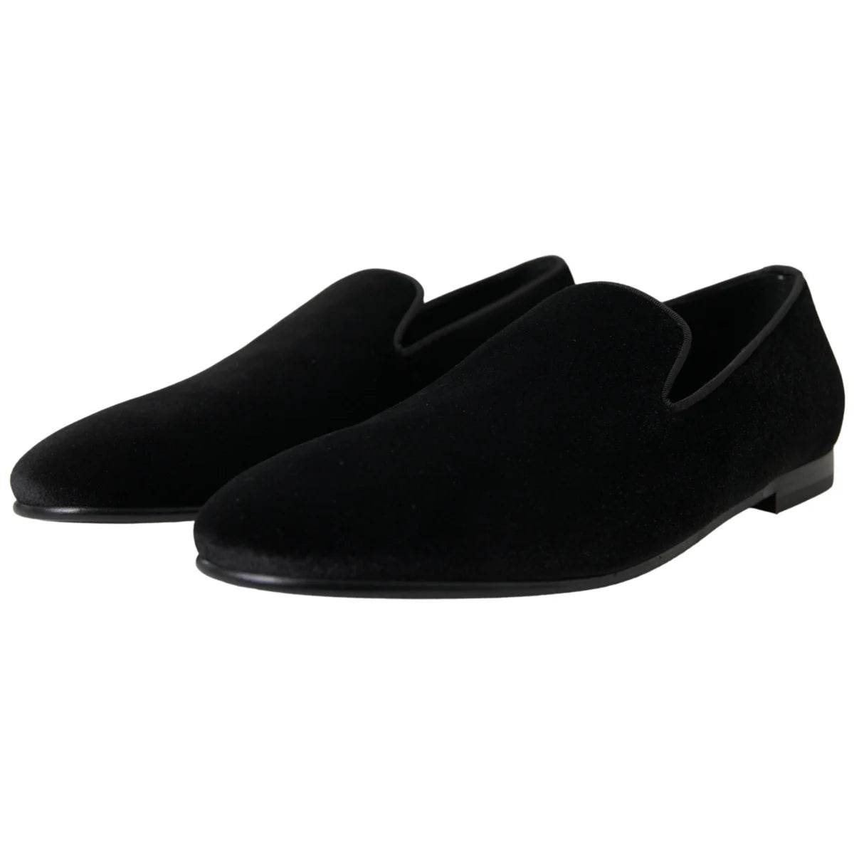 Dolce Gabbana Velvet Loafers Italian Dress Style Splendor &
