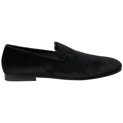 Dolce Gabbana Velvet Loafers Italian Dress Style Splendor &