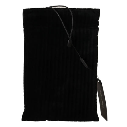 Dolce Gabbana Velvet Quilted Glasses Holder Bag Opulent Charm &