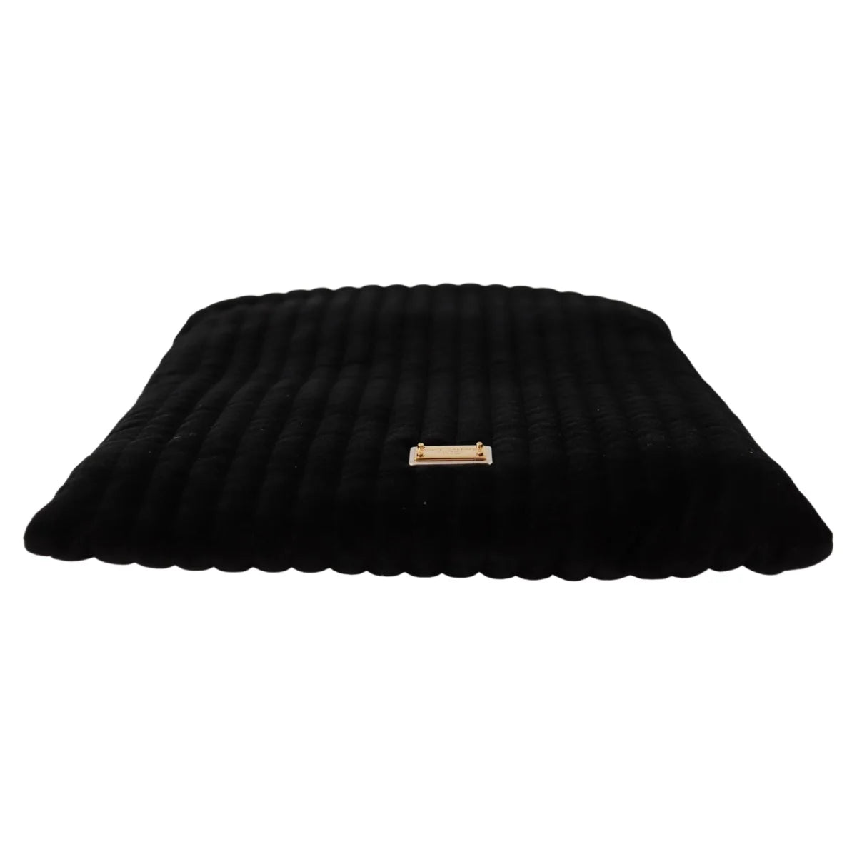 Dolce Gabbana Velvet Quilted Glasses Holder Bag Opulent Charm &