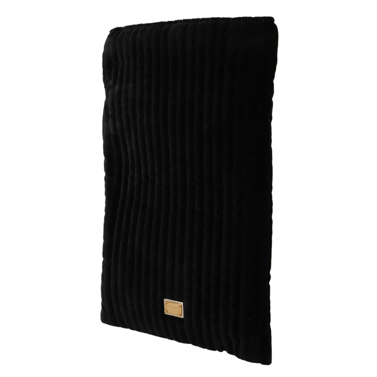 Dolce Gabbana Velvet Quilted Glasses Holder Bag Opulent Charm &