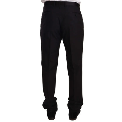 Dolce Gabbana Virgin Wool Tuxedo Trousers Mens Luxury Appeal &
