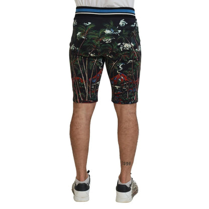 Dolce Gabbana Volcano Print Shorts Brand New Authentic &