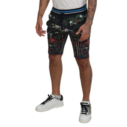 Dolce Gabbana Volcano Print Shorts Brand New Authentic &