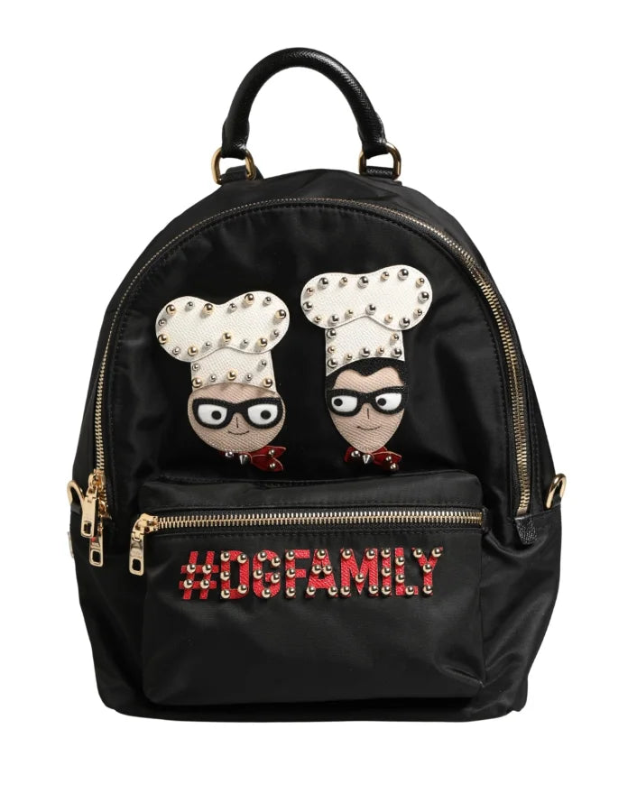 Dolce &amp; Gabbana VULCANO Black Nylon 