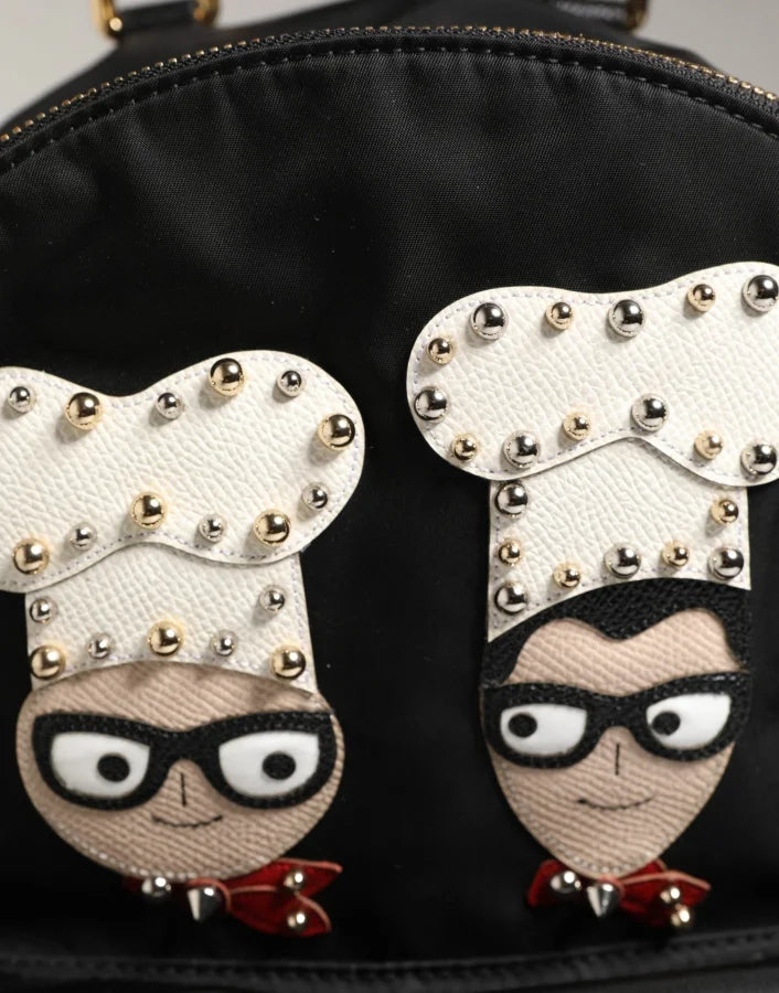 Dolce &amp; Gabbana VULCANO Black Nylon 