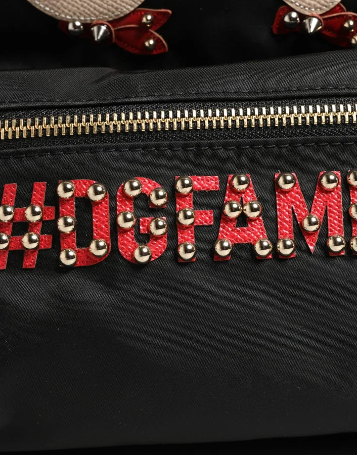 Dolce &amp; Gabbana VULCANO Black Nylon 