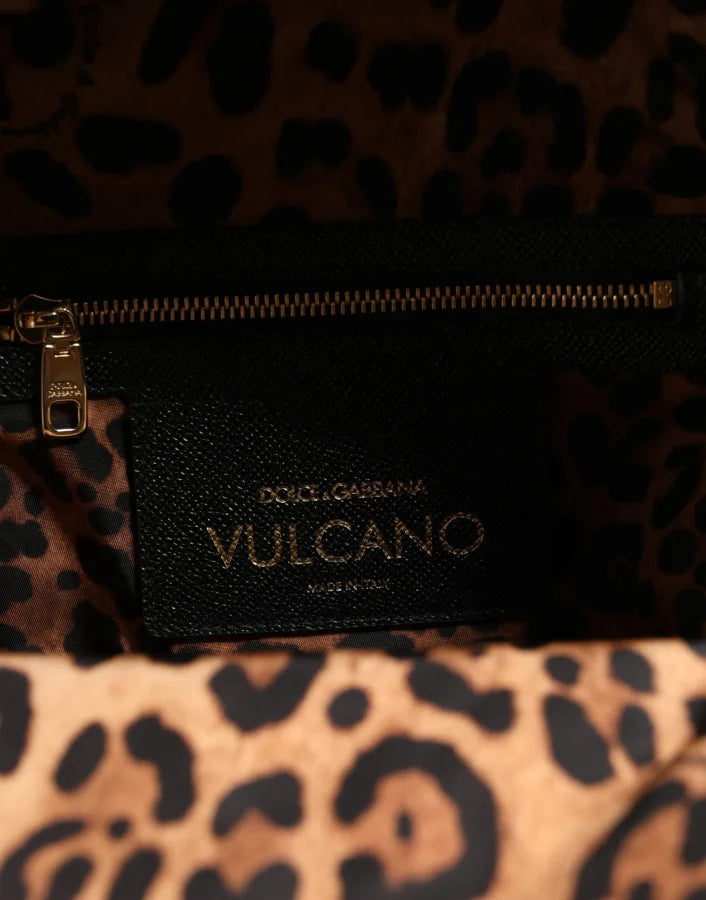 Dolce &amp; Gabbana VULCANO Black Nylon 