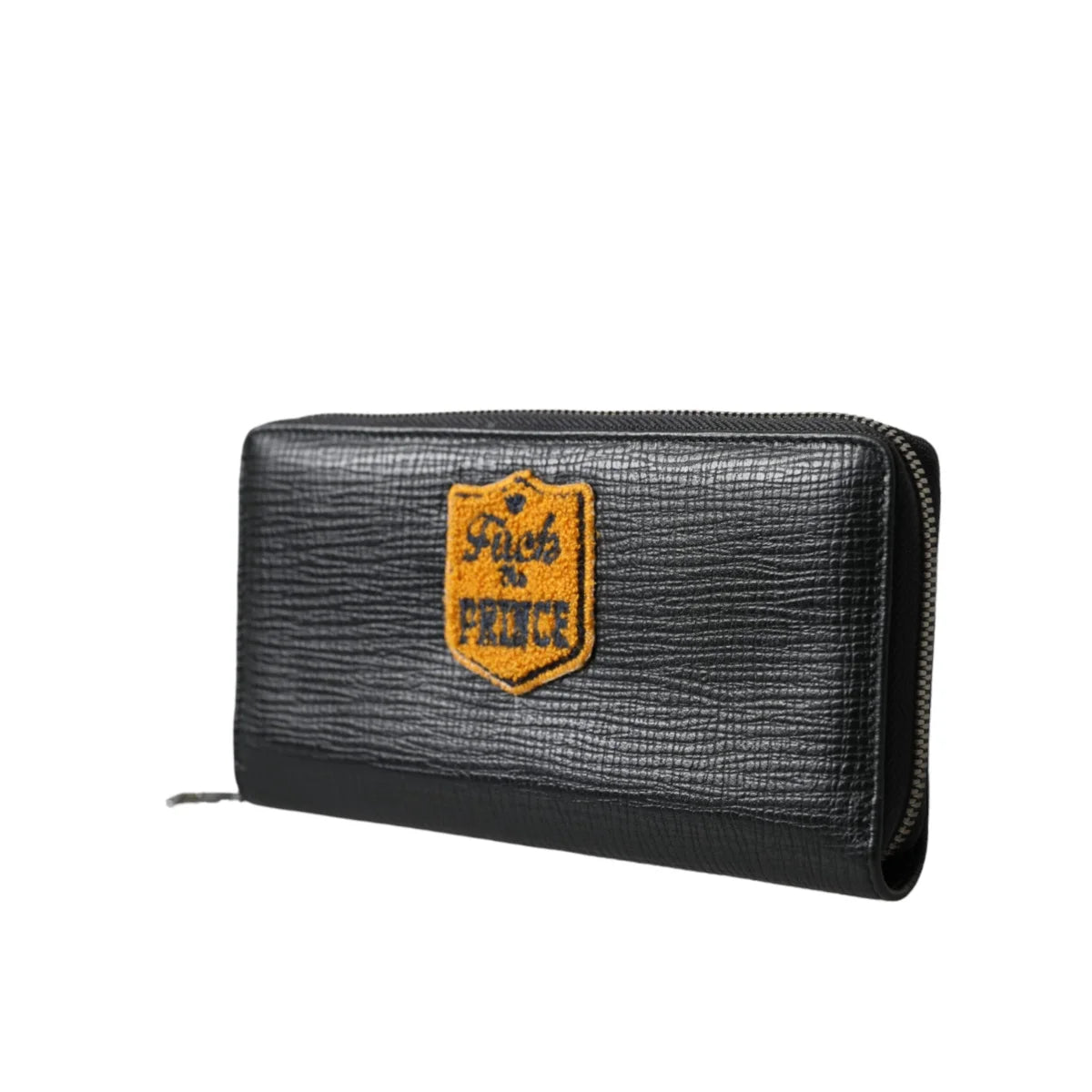 Dolce Gabbana Wallet with Leather Logo Patch and Multiple Card Slots &