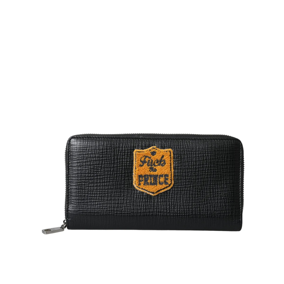 Dolce Gabbana Wallet with Leather Logo Patch and Multiple Card Slots &