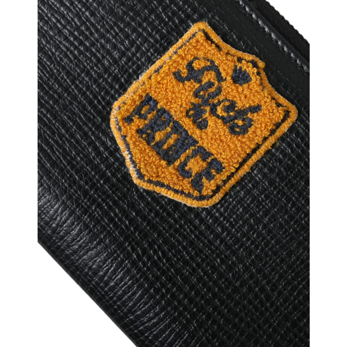 Dolce Gabbana Wallet with Leather Logo Patch and Multiple Card Slots &