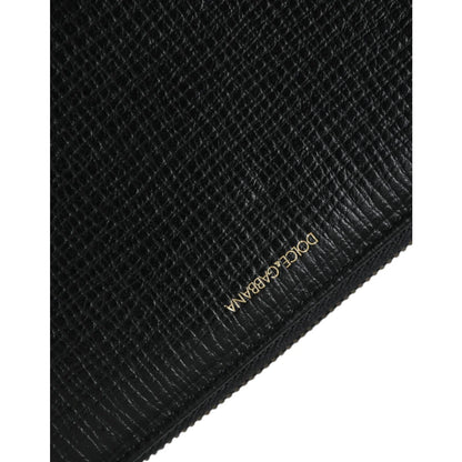 Dolce Gabbana Wallet with Leather Logo Patch and Multiple Card Slots &