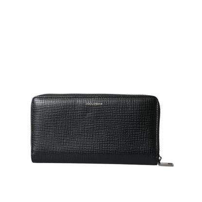 Dolce Gabbana Wallet with Leather Logo Patch and Multiple Card Slots &
