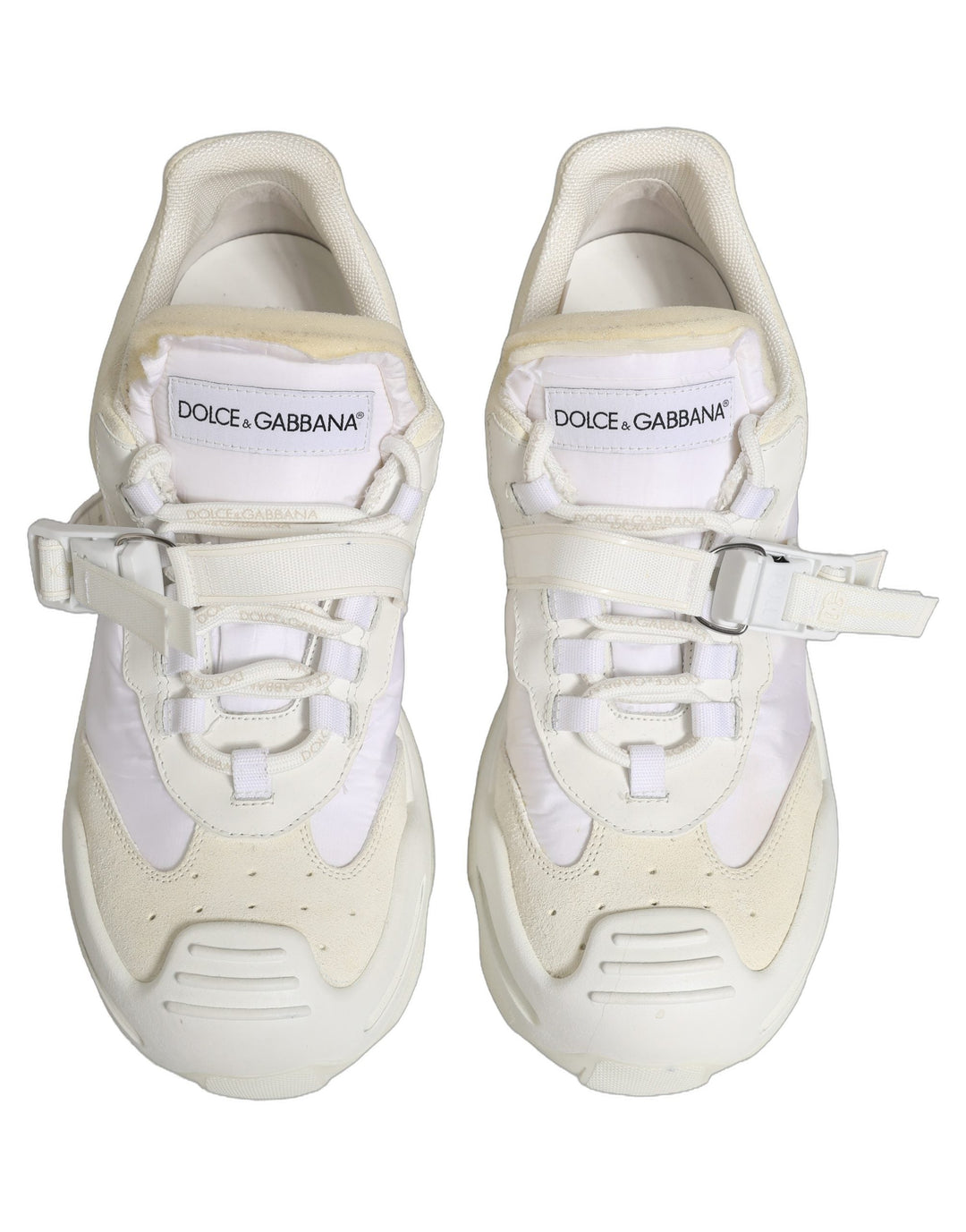 Dolce &amp; Gabbana White Airmaster Panelled Low Top Men Sneakers Shoes