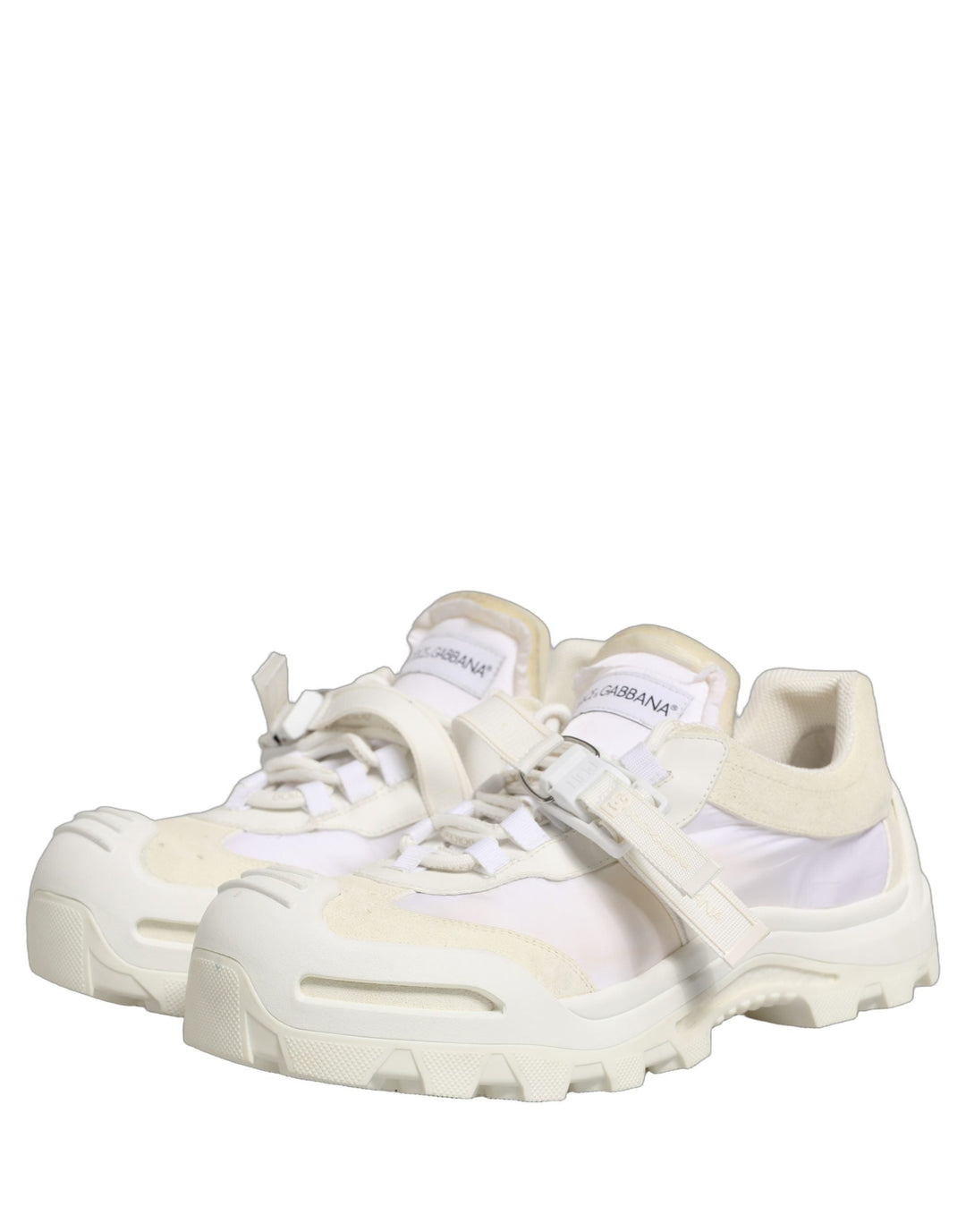 Dolce &amp; Gabbana White Airmaster Panelled Low Top Men Sneakers Shoes
