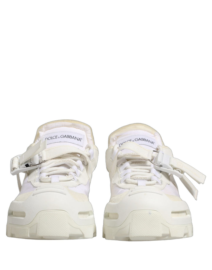Dolce &amp; Gabbana White Airmaster Panelled Low Top Men Sneakers Shoes