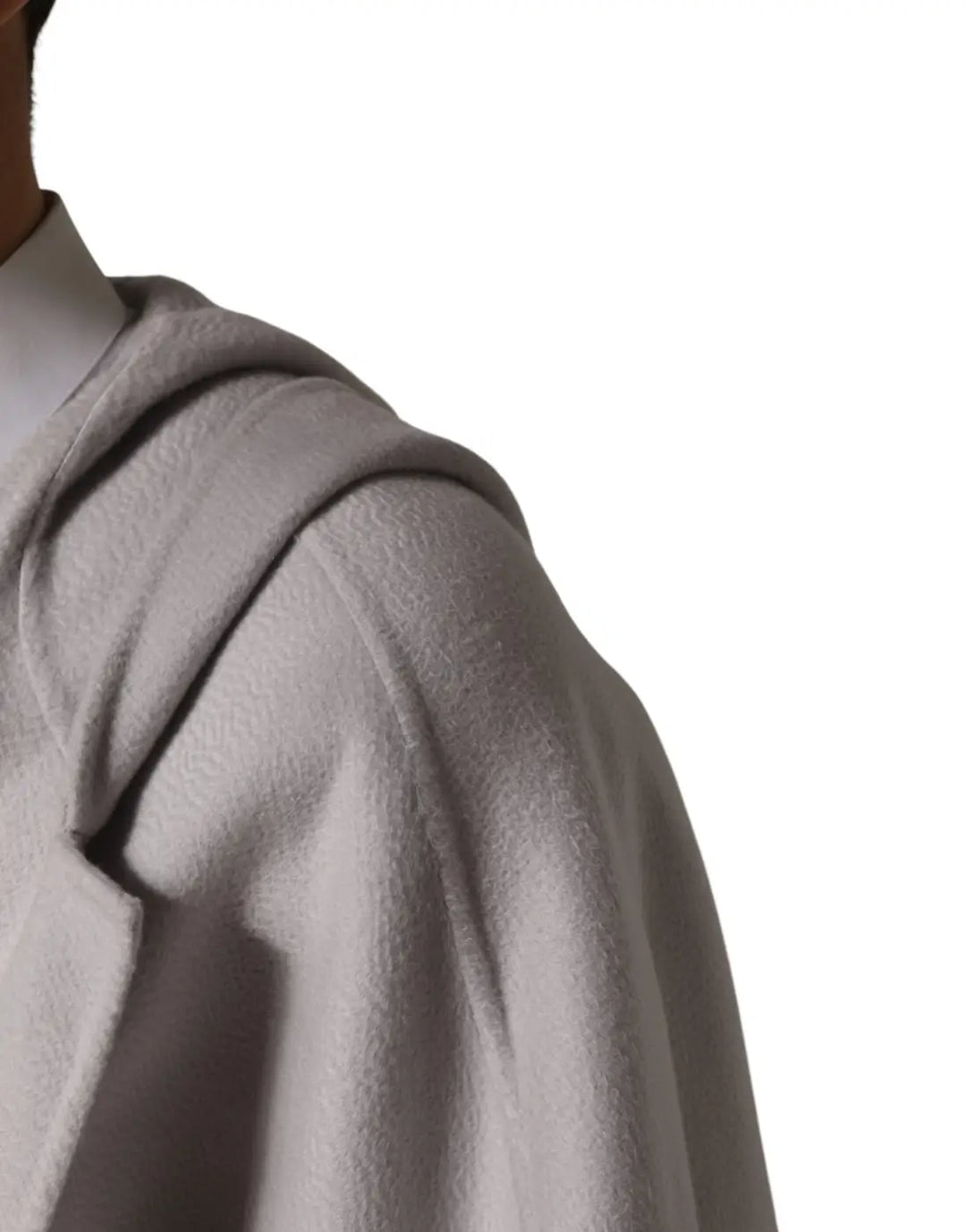 Dolce &amp; Gabbana Off White Belted Long Trench Coat Men Jacket