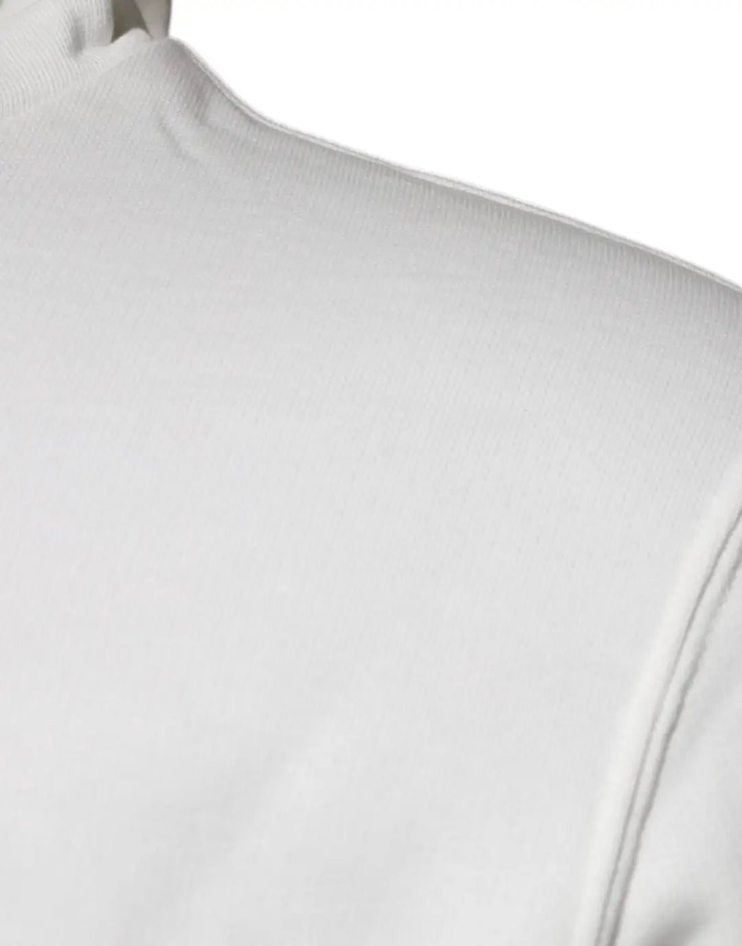 Dolce &amp; Gabbana White Caesar Cotton Hooded Pullover Sweater