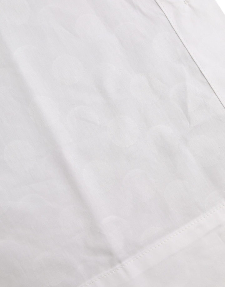 Dolce &amp; Gabbana - White Collared Short Sleeve Polo Shirt Top