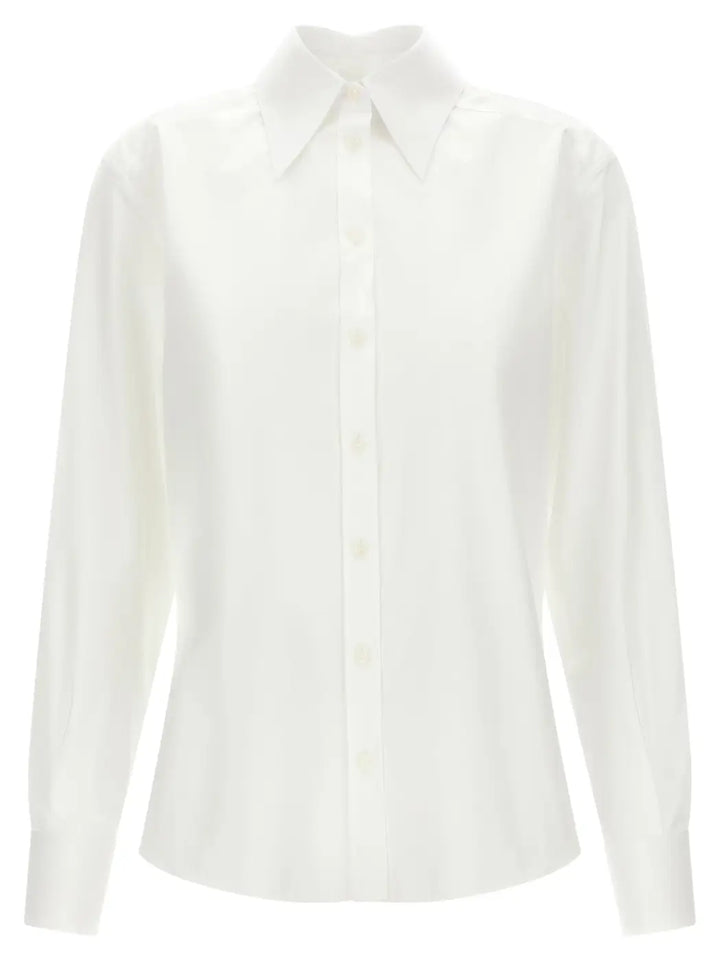 Dolce &amp; Gabbana White Cotton Blouse