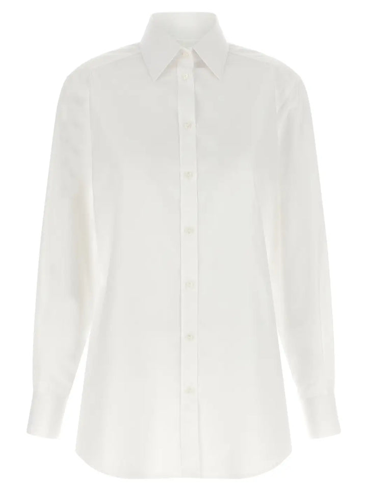 Dolce &amp; Gabbana White Cotton Blouse