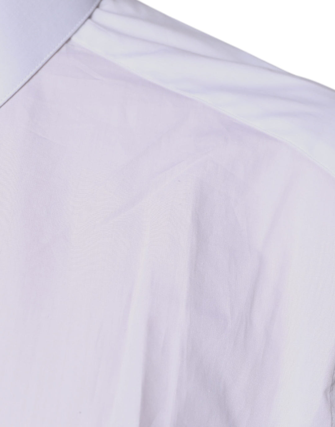 Dolce &amp; Gabbana Shirts - White Cotton Collared Long Sleeves Shirt Top