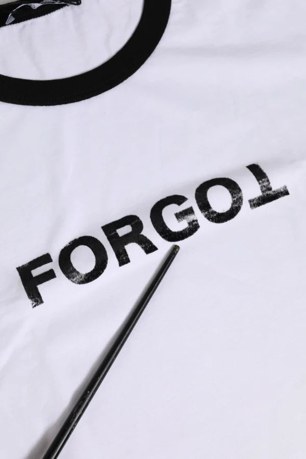 Dolce &amp; Gabbana White Cotton Crew Neck Cropped Top T-shirt