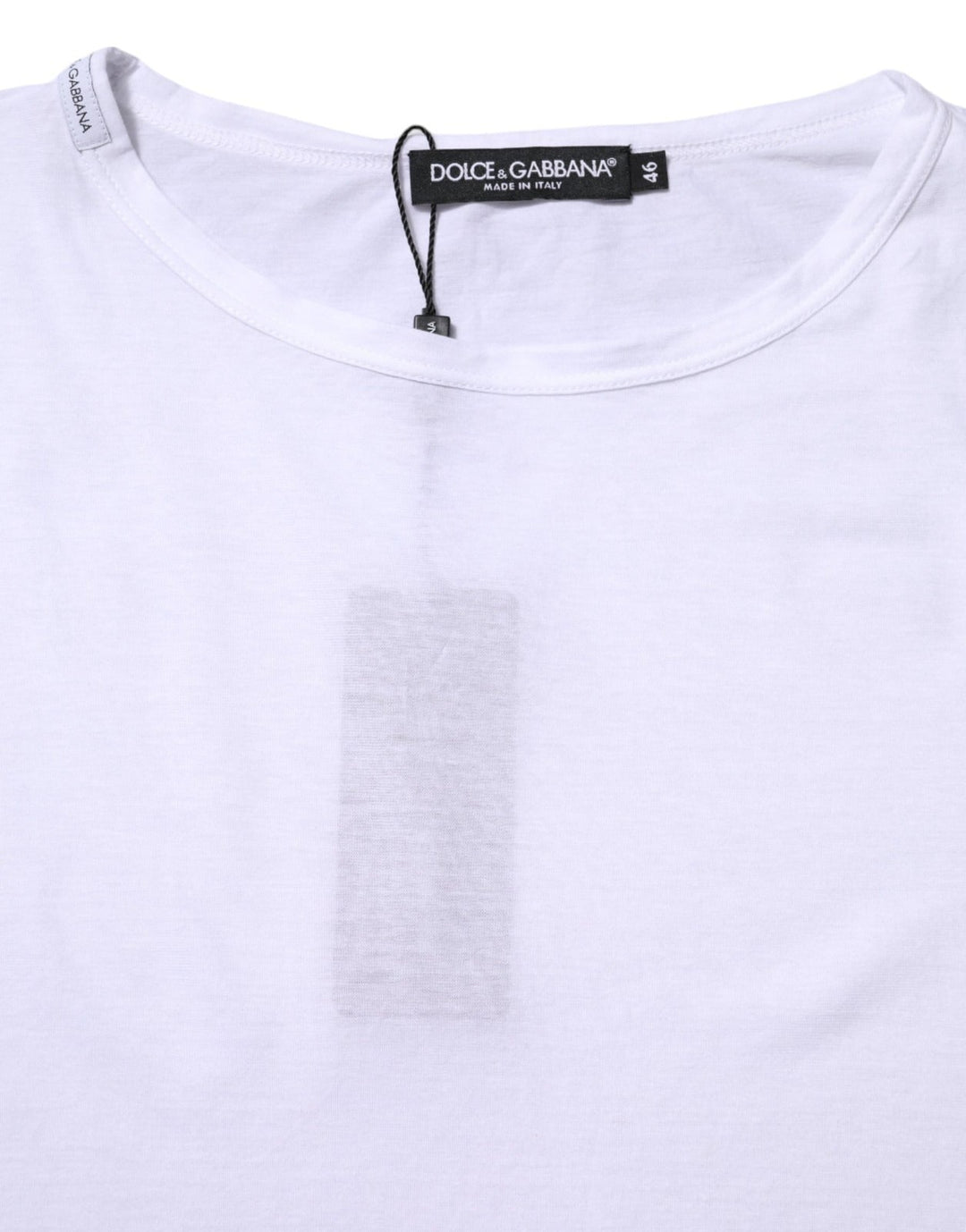 Dolce &amp; Gabbana T-Shirts - White Cotton Crew Neck Short Sleeves T-shirt