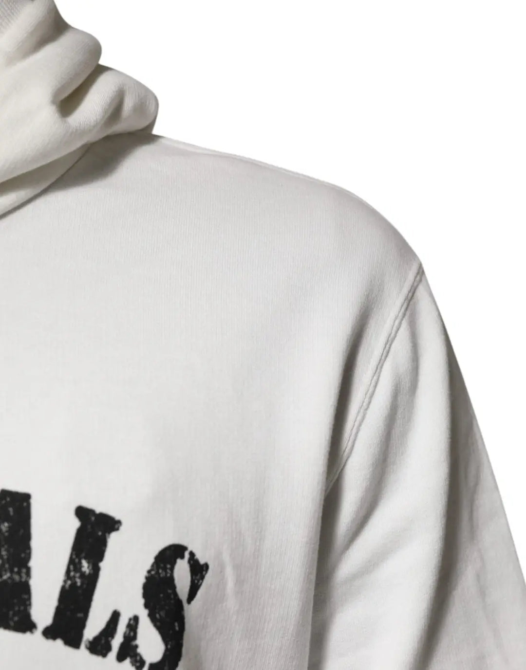 Dolce &amp; Gabbana White Cotton DG ROYAL Print Hooded Sweater