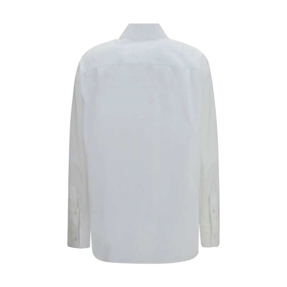 Dolce & Gabbana White Cotton Dress Shirt