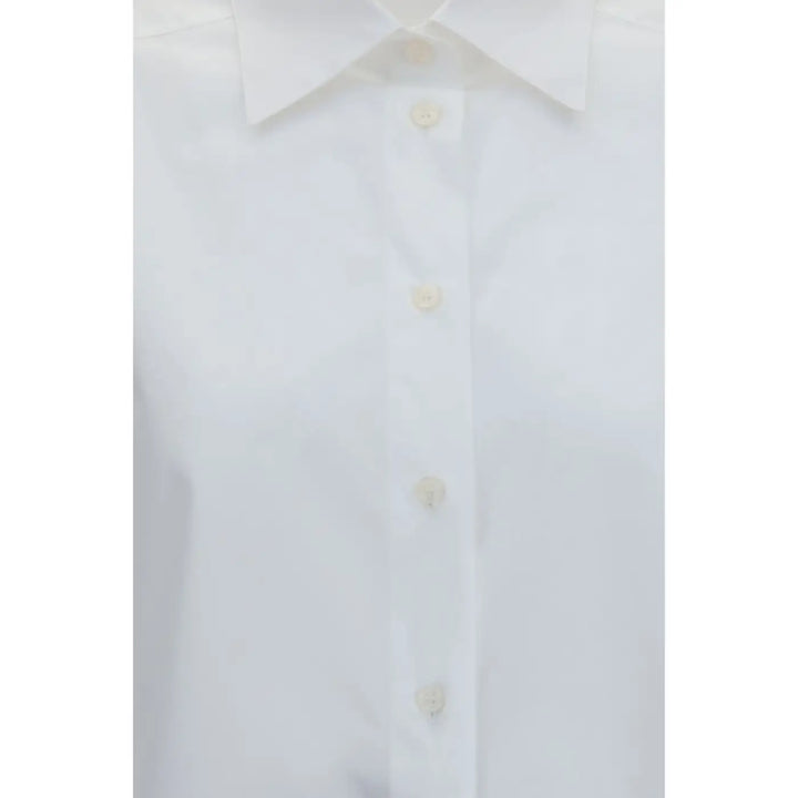 Dolce &amp; Gabbana White Cotton Dress Shirt