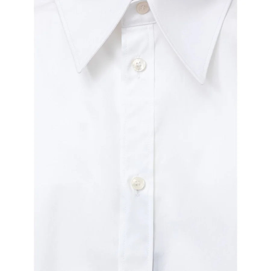Dolce &amp; Gabbana White Cotton Dress Shirt