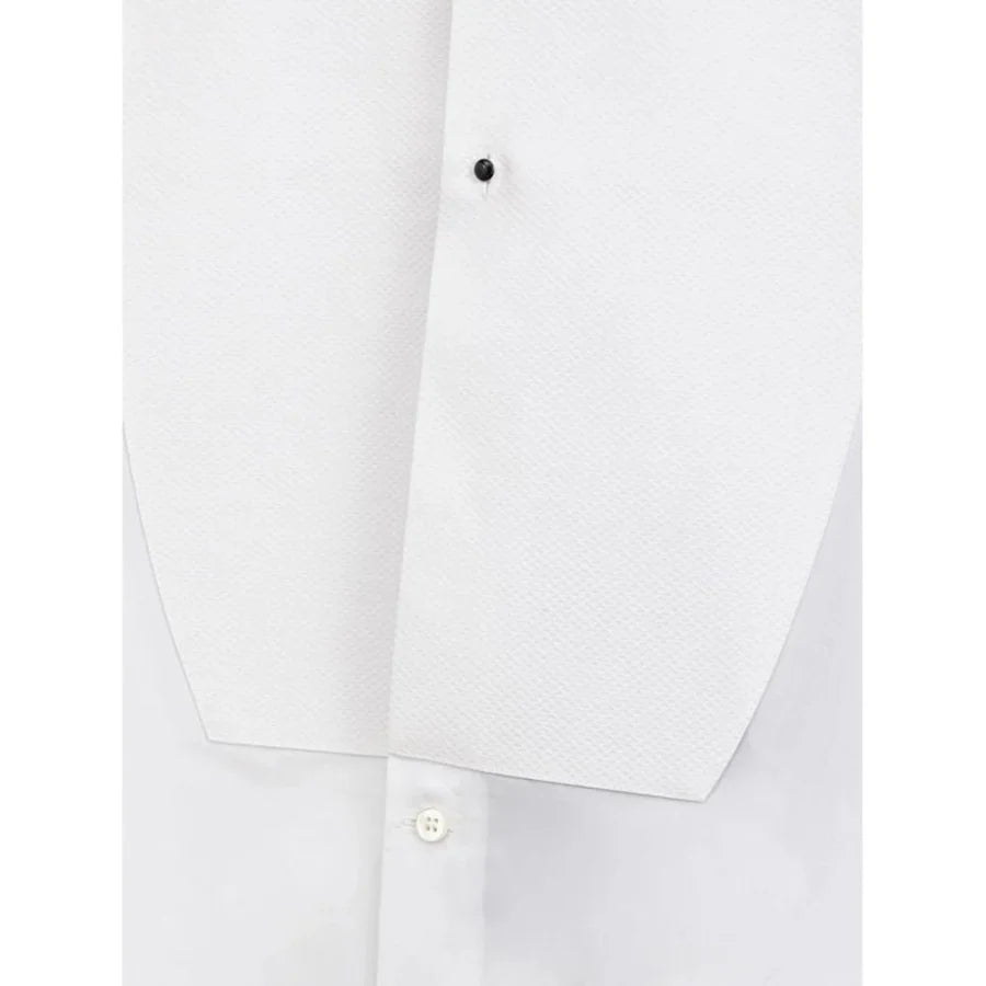 Dolce &amp; Gabbana White Cotton Dress Shirt