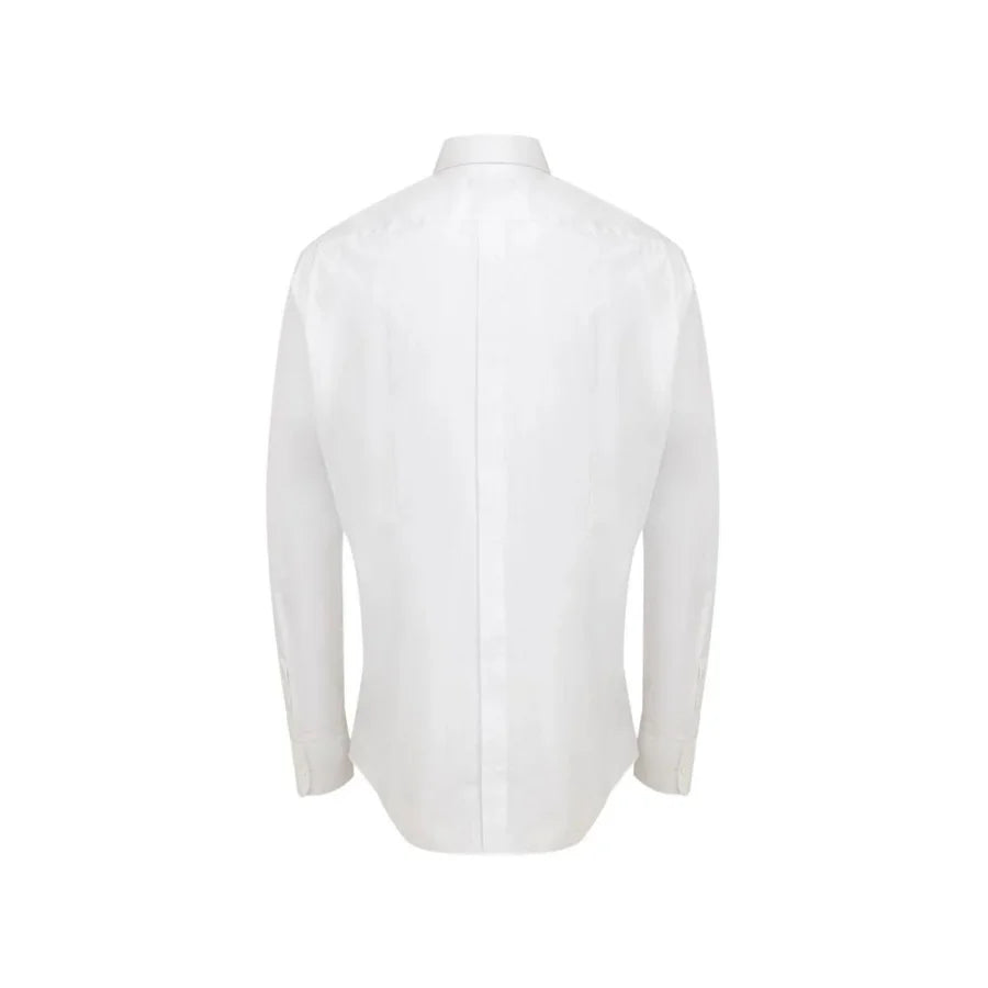 Dolce &amp; Gabbana White Cotton Dress Shirt