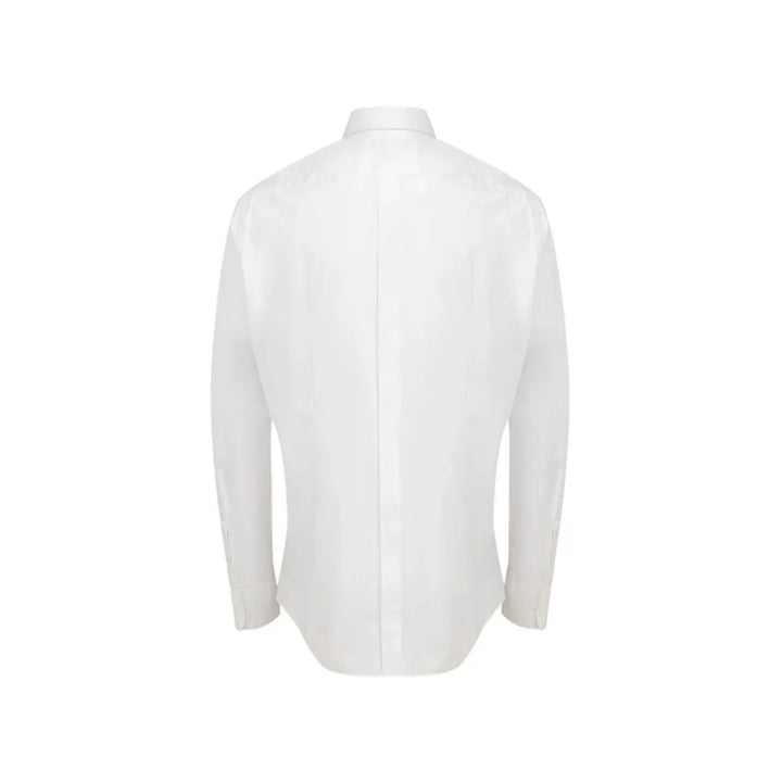 Dolce &amp; Gabbana White Cotton Dress Shirt