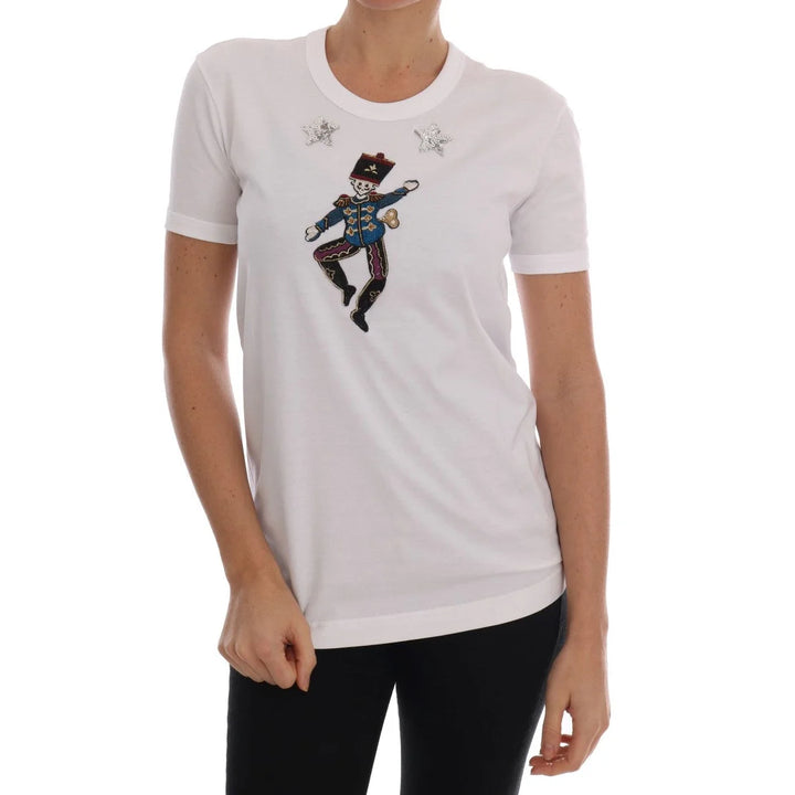 Dolce & Gabbana White Cotton Fairy Tale T-Shirt
