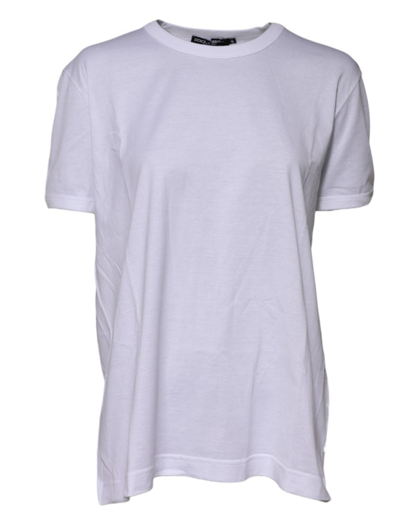 Dolce & Gabbana T-Shirts - White Cotton Goodluck 2022 Crew Neck T-shirt