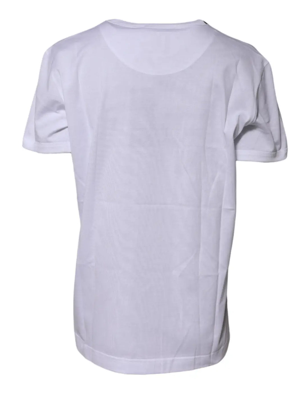 Dolce &amp; Gabbana White Cotton Goodluck 2022 Crew Neck T-shirt