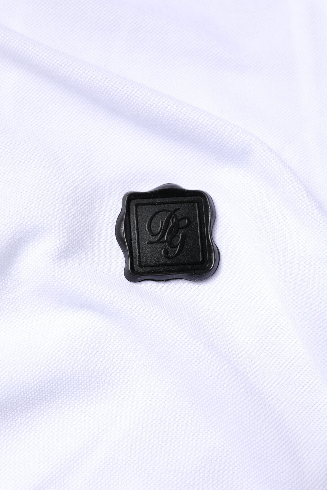 Dolce &amp; Gabbana White Cotton Logo Collared Polo T-shirt