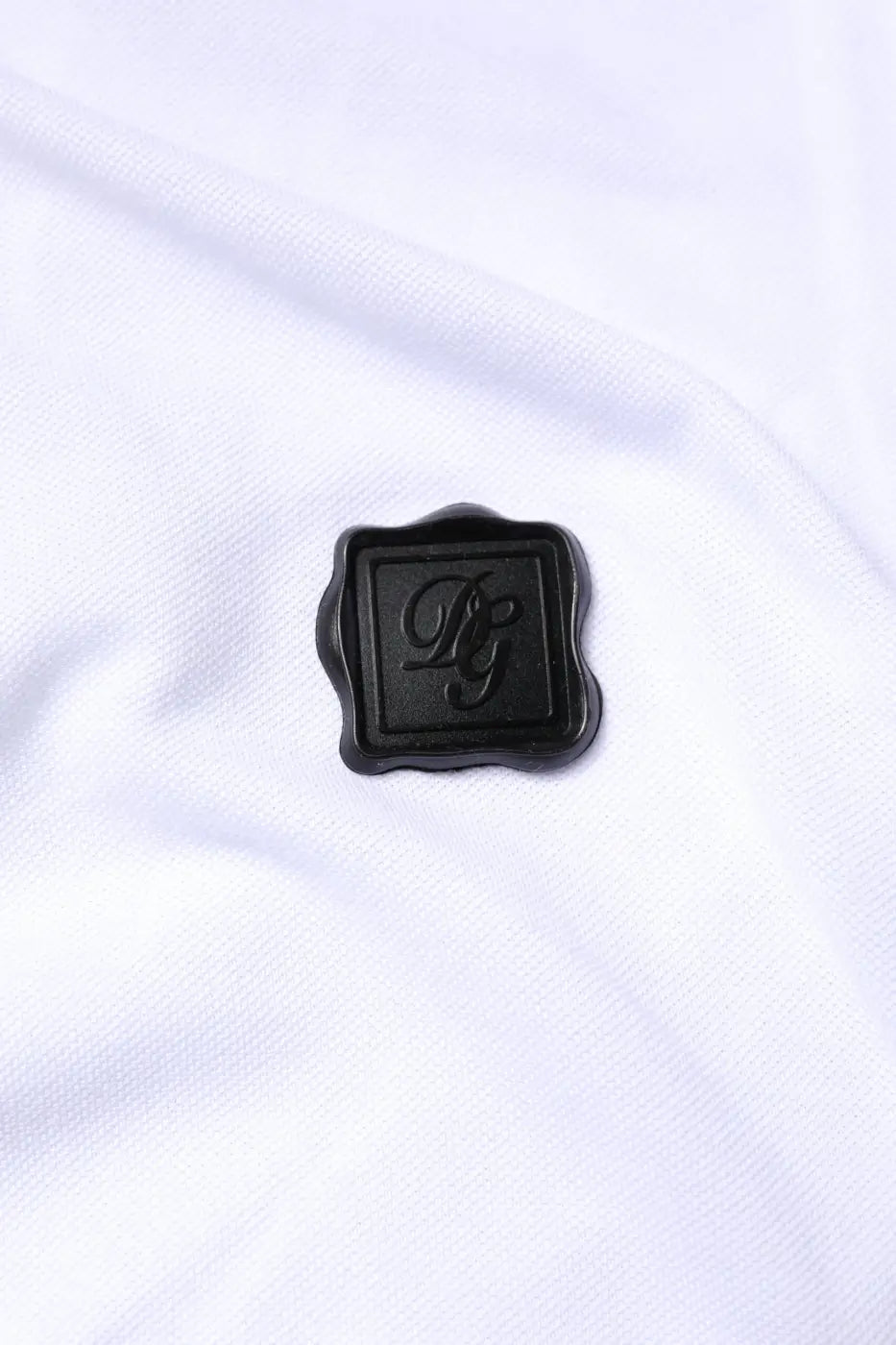 Dolce &amp; Gabbana White Cotton Logo Collared Polo T-shirt
